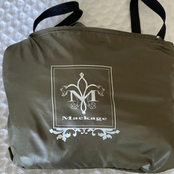 Mackage Perla Packable Rain Jacket - Olive - Picture 14 of 16